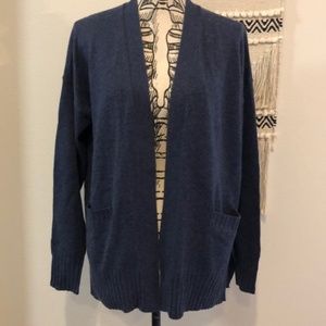 NWT Small Gap Blue Heather Open Cardigan!